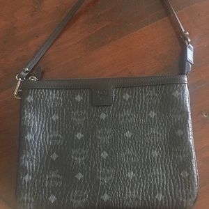 Authentic MCM Black Pouch
